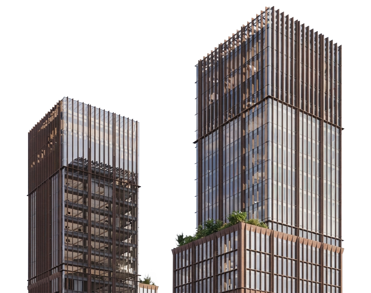 Alpha and Omega towers at World Link Towers